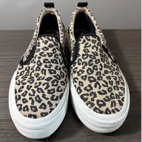 Sperry Top-Sider Crest Twin Gore Platform Leopard Print Slip on Sneaker Size 6 - Picture 3 of 8